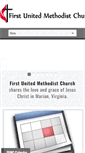 Mobile Screenshot of marionfumc.org