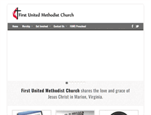 Tablet Screenshot of marionfumc.org
